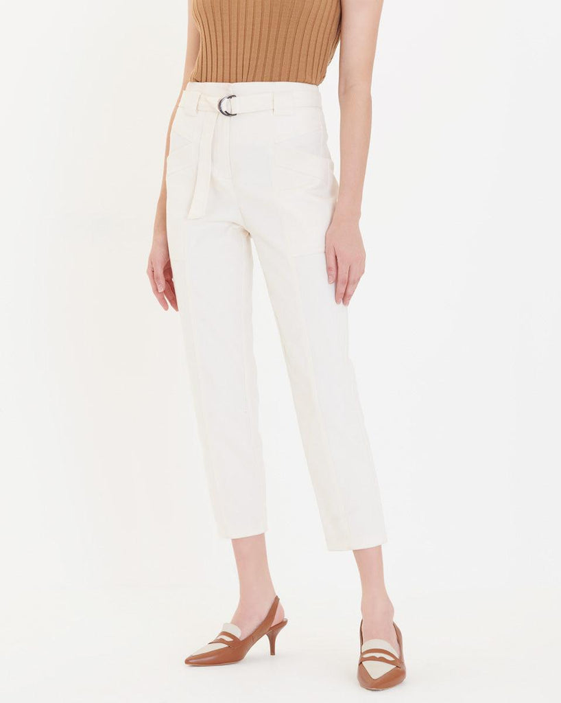 Pantalón recto banda con hebilla - Julio Guatemala Ropa de Mujer Guatemala