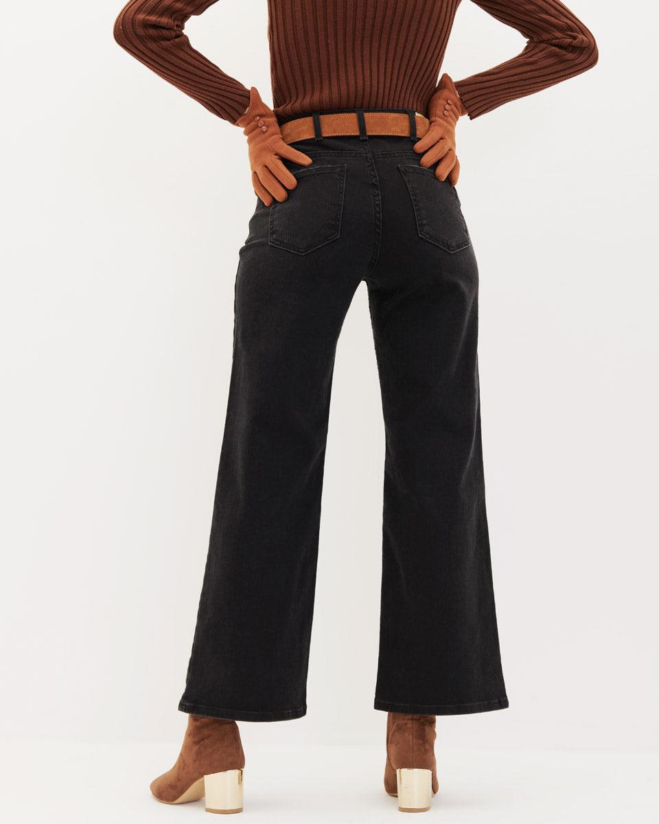 Jeans wide leg tiro alto - Julio Guatemala Ropa de Mujer Guatemala