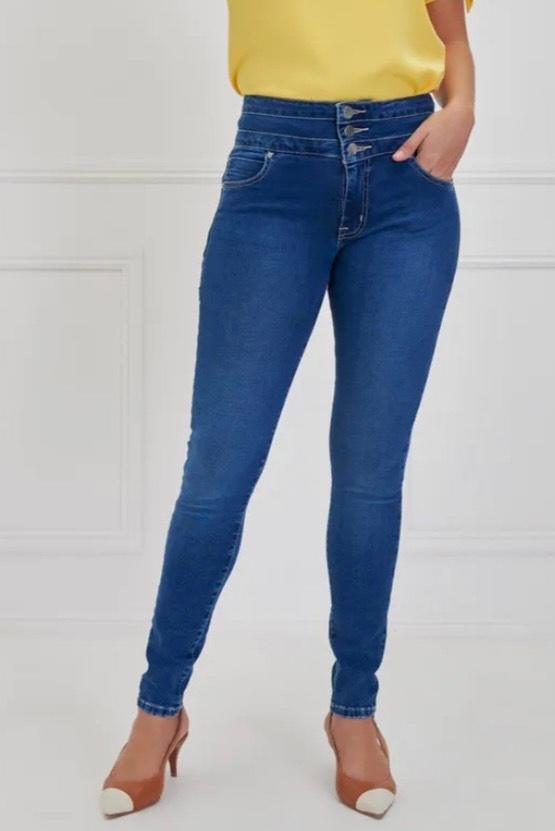 Jeans skinny pretina ancha con bolsillos - Julio Guatemala Ropa de Mujer Guatemala