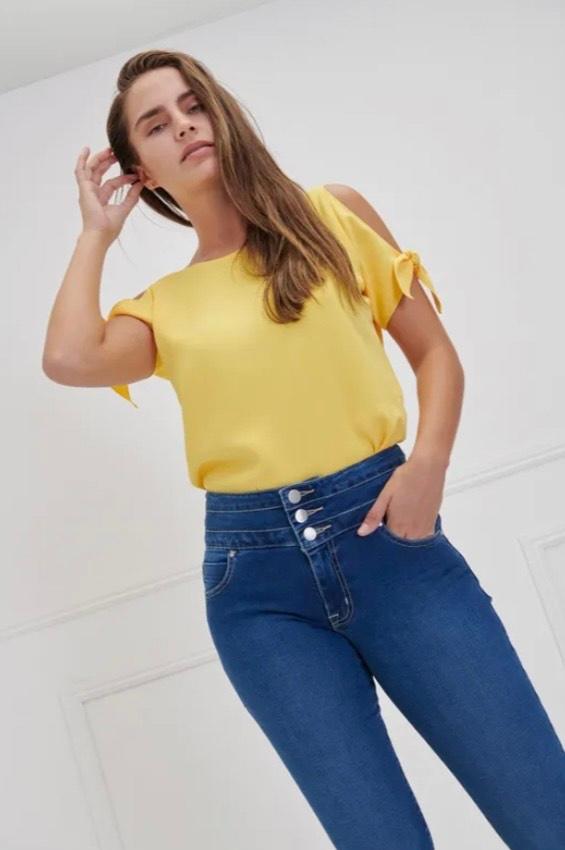 Jeans skinny pretina ancha con bolsillos - Julio Guatemala Ropa de Mujer Guatemala